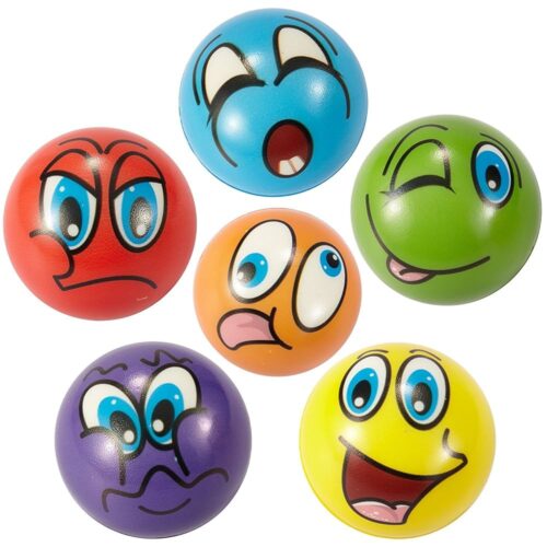 Pelota de Goma con Caras